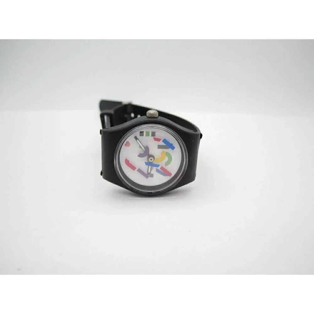 Vintage 1986 Women Bon Bon Quartz WR Analog Dial Rotating Watch (F554)